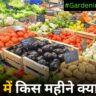 Gardening calendar